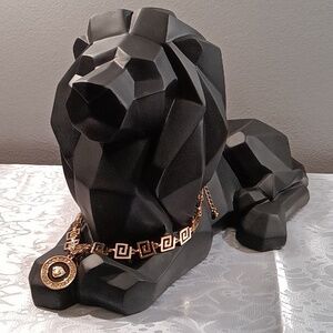 LION AROUND COURAGEOUSLY BLACK LION 🦁 NWOT